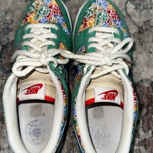 Nike Dunk Low Stadium Green/White/University Red/Old Royal